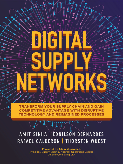 Title details for Digital Supply Networks by Amit Sinha - Available